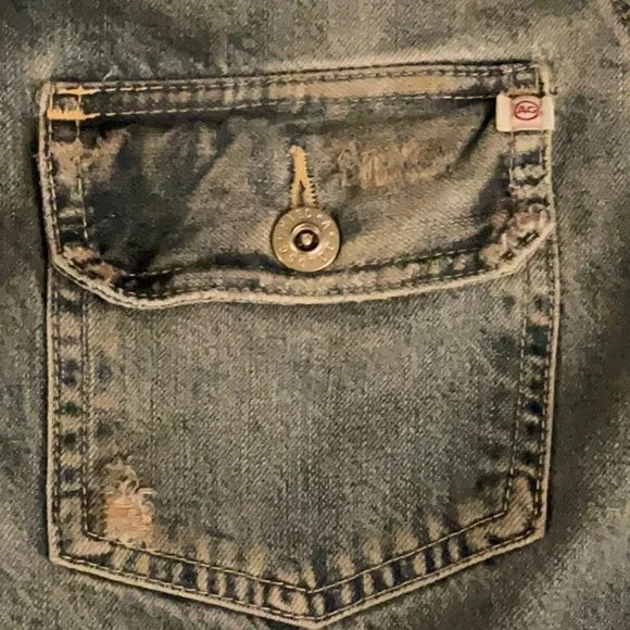 Ag Adriano Goldschmied
denim jacket.size large color denim blue - Picture 6 of 12
